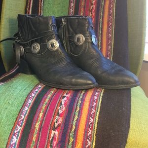 Dolce Vita brand black western style booties.